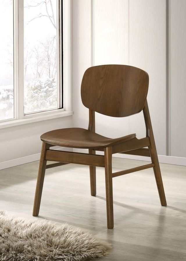 Coaster® Benford 2-Piece Dark Brown Dining Side Chair Set-1