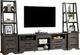 Elements International Park Ridge 3-Piece Charcoal Entertainment Unit with 82'' TV Console-0