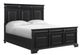 Elements International Bridgestone Black King Panel Bed-0