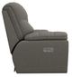 La-Z-Boy® Morrison Fog Power Reclining Loveseat with Console and Headrest-3