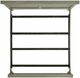 Elements International Kendari Grey King Panel Bed-2