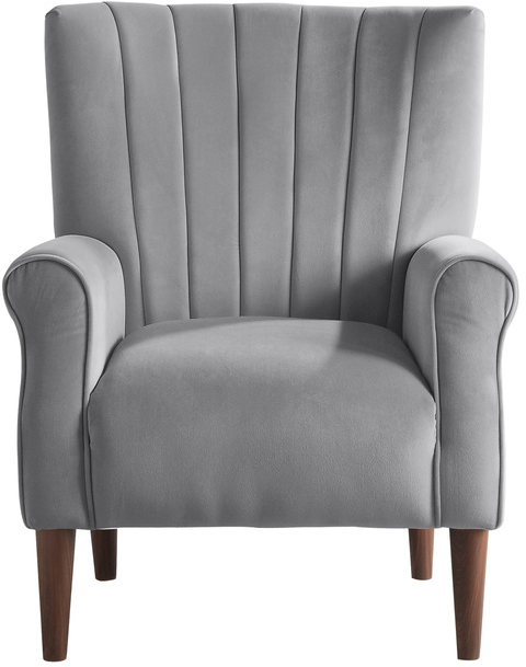 Mazin Furniture Urielle Dark Gray Upholstered Accent Chair-1