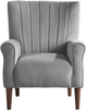 Mazin Furniture Urielle Dark Gray Upholstered Accent Chair-1