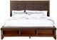 New Classic® Home Furnishings Cagney 4-Piece Chestnut King Panel Bedroom Set-5