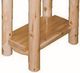 Best Craft Furniture W27 White Cedar Side Table with Shelf-2