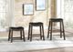 Mazin Furniture Black 29" Upholstered Pub Height Stool-3