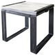 Forge Design Somerset Grey Cloud End Table-0