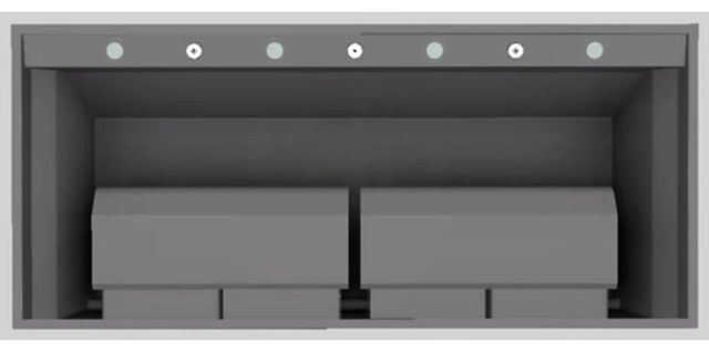 Vent-A-Hood® Designer Series 54" Gunsmoke Wall Mounted Range Hood-3