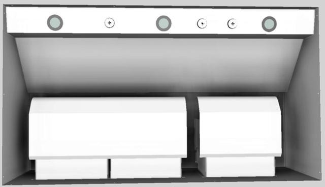 Vent-A-Hood® 42" White Wall Mounted Liner Insert-2