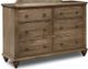 The PerfectBalance by Durham Furniture Millcroft Aged Wheat Double Dresser-0