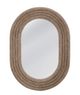 Bassett Mirror Poole Black/Cream Wall Mirror-0
