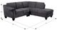 Emerald Home Clayton II 2-Piece Charcoal Gray Right-Arm Facing Sectional and Chaise-2