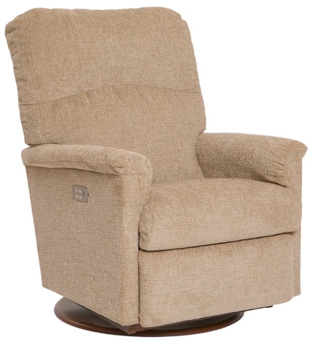 La-Z-Boy® Collage Camel Power Rocking Recliner-0