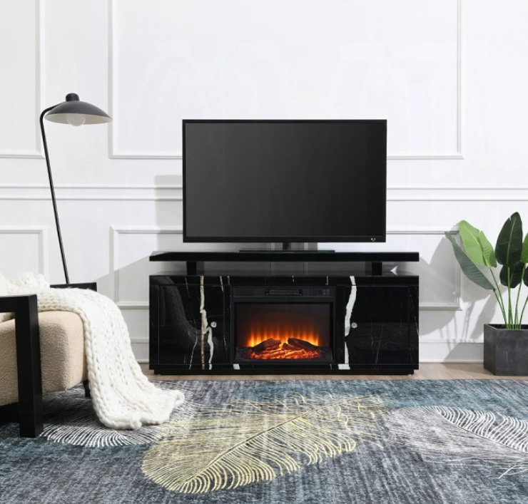 Acme Furniture Drisana Fireplace TV Stand - Thumbnail 4
