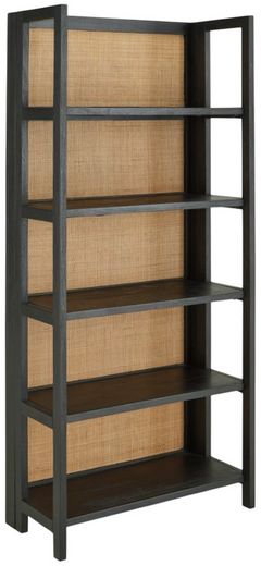Signature Design by Ashley® Abyard Black/Natural Bookcase