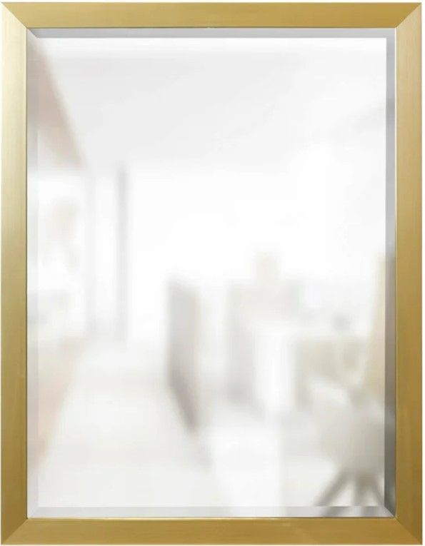 Stylecraft Gold Beveled Framed Wall Mirror-0