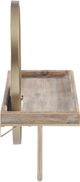 Linon Opal Gold/Natural Wall Shelf-5