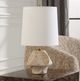 Uttermost® Indent Antique Brass Accent Lamp-1