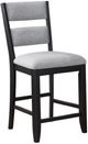 Crown Mark Frey Black/Gray Counter Stool-0