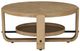 Parker House® Escape Glazed Natural Oak Round Cocktail Table-3