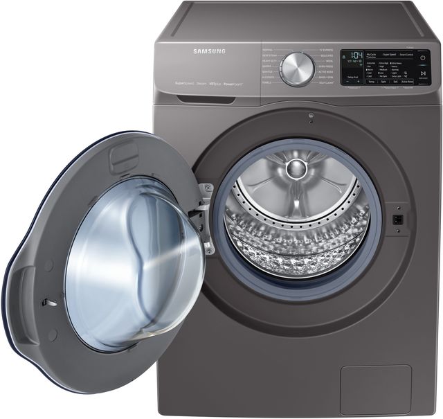 Samsung 2.2 Cu. Ft. Inox Grey Front Load Washer-2