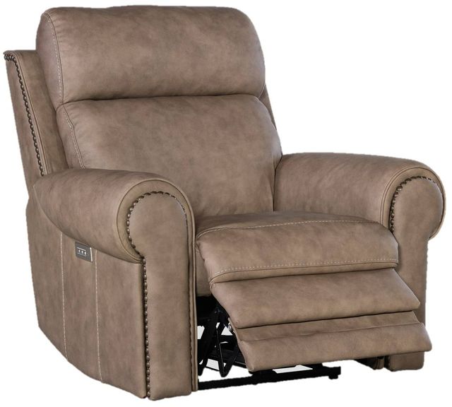 Hooker® Furniture SS Duncan Kalahari Camel Power Recliner with Power Headrest and Lumbar-1