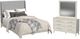 Elements International Westland 3-Piece Almond/Gray Queen Upholstered Bedroom Set-0