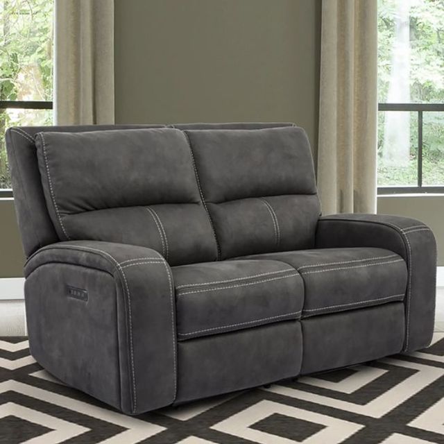 Parker House® Polaris Slate Power Reclining Loveseat-1