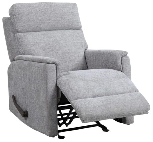 Flexsteel® Meet Your Perfect Match Compact Moon Gray Manual Gliding Recliner-3