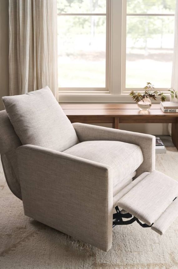 Rowe® Customizable Lilah Power Swivel Glider Recliner-1