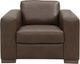 Leather Italia™ Savino Inglewood Vintage Brown Cigar Chair-0