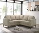 Porter International Designs Annie 2-Piece Flaxen Sectional-3
