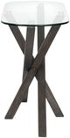 Magnussen Home® Jax Carbon Shadow Oval Sofa Table-3