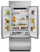 KitchenAid® 20.81 Cu. Ft. Stainless Steel Built In French Door Refrigerator-2