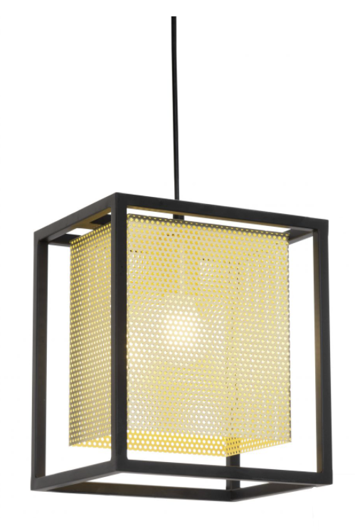 Zuo® Modern Yves Black/Gold Ceiling Lamp-0