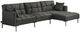ACME Furniture Duzzy 2-Piece Dark Gray Right-Arm Facing Sectional and Chaise-0