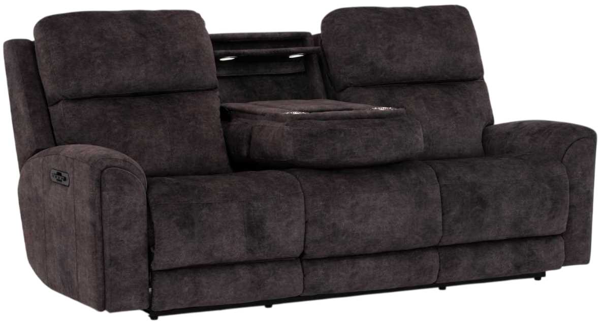 Stanton™ Customizable 894 Power Headrest/Lumbar Reclining Sofa with Drop Down Table Wireless Remote and Sound