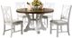 Furniture of America® Auletta 5-Piece Distressed White Dining Table Set with Gray Top-0