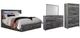 Signature Design by Ashley® Baystorm 4-Piece Gray Queen Panel Bed Set-0
