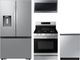 Samsung 4 Piece Stainless Steel Gas Kitchen Package-0