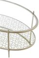 ACME Furniture Zaba Glass Top Coffee Table with Champagne Base-4
