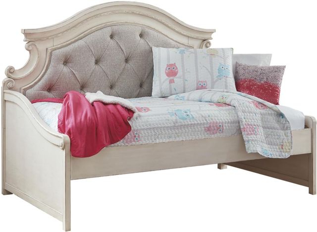 Signature Design by Ashley® Realyn Chipped White Twin Day Bed-1
