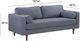 TOV Furniture Cave Navy Tweed Loveseat-2