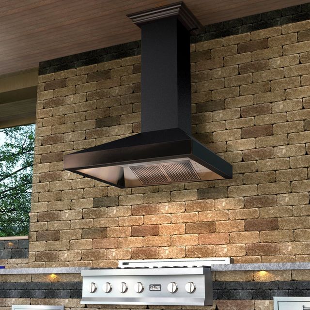 ZLINE Designer Series 30" Oil-Rubbed Bronze Wall Mount Range Hood-1