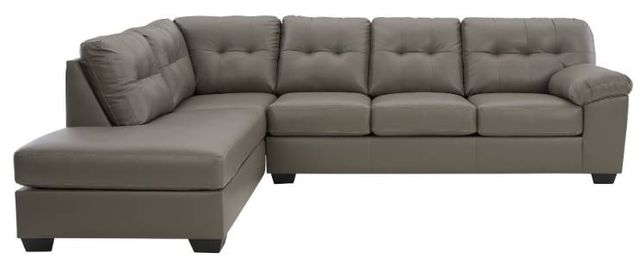Signature Design by Ashley® Donlen 2-Piece Gray Living Room Set-1