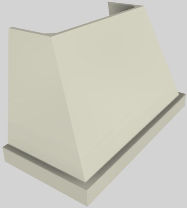 Vent-A-Hood® Designer Series 48" Biscuit Wall Mounted Range Hood-2