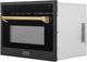 ZLINE Autograph Edition 1.6 Cu. Ft. Black Stainless Steel Electric Speed Oven-2