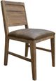 International Furniture Direct Xel-Ha Dark Hay Brown Side Chair-0