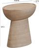 TOV Furniture Eclipse Travertine Indoor/Outdoor Side Table-2