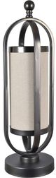 Crestview Collection McLendon Dark Gray/Off-White Lamp Table -0